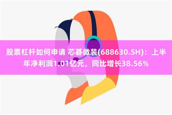 股票杠杆如何申请 芯碁微装(688630.SH)：上半年净利润1.01亿元，同比增长38.56%